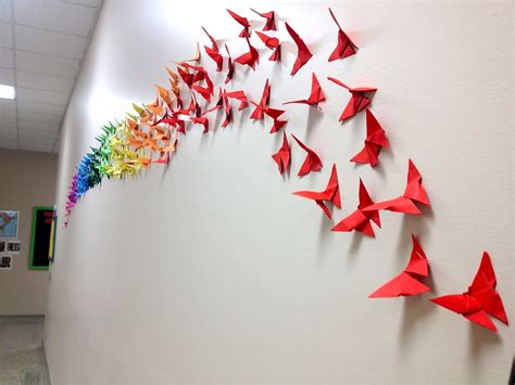 15 Best Ideas Rainbow Butterfly Wall Art