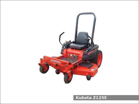 Kubota Z125e Zero Turn Mower Review And Specs Tractor Specs