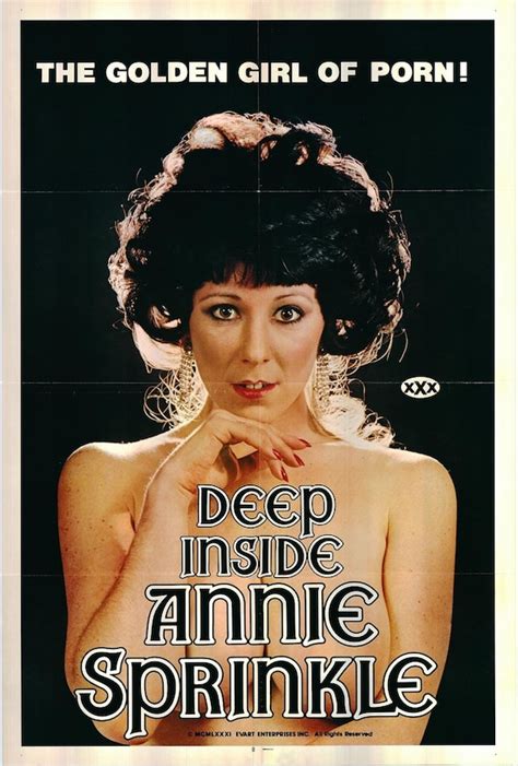 Deep Inside Annie Sprinkle Original Vintage One Sheet Etsy