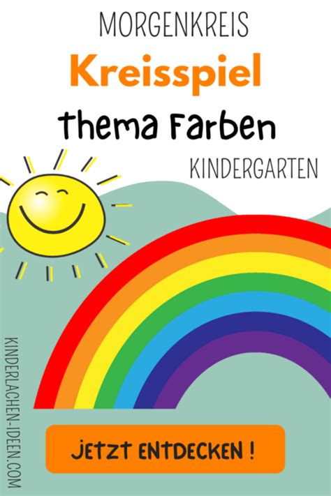 Kindergarten Kreisspiel Zum Thema Farben Kinderlachen Ideen