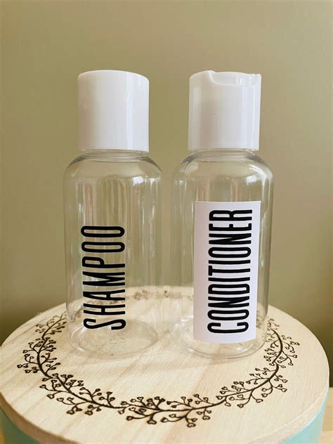 Travel Toiletry Or Small Bottle Labels Vinyl And Sticker Etsy