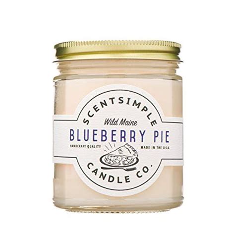 Introducing Scentsimple Scented Soy Candle Blueberry Pie Get Your