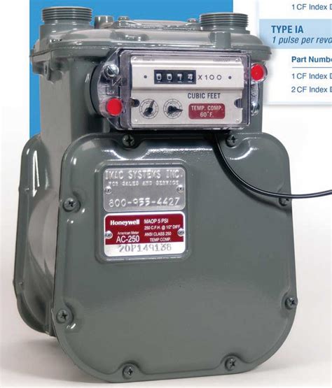 Pulse Output Gas Meter American Sensus Dresser Itron Imac
