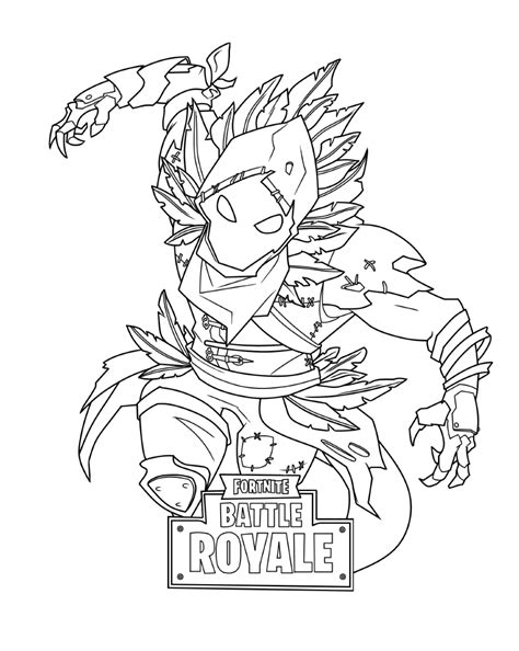 Thousands of coloring pages to print off and color. Fortnite Coloring Pages Raven to Print Free Coloring Pages ...