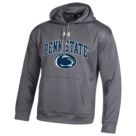 Penn State Nittany Lions Grey Under Armour Performance Hoodie Nittany