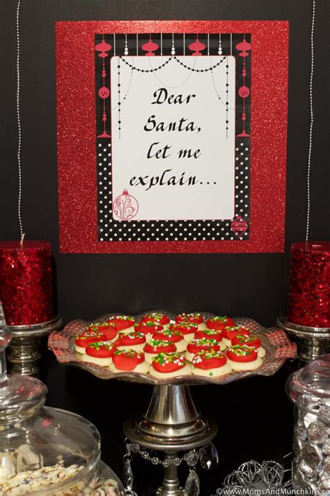 Naughty Christmas Party And Free Printables Moms And Munchkins