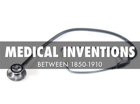 Medical Advances Between 1850 1900 By Ungurcar000
