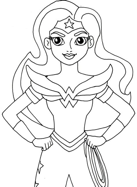 Dibujos De Wonder Woman Para Colorear E Imprimir Superheroes Para