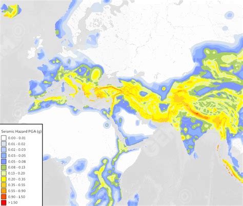 Global Simplified Seismic Hazard Map Gem Datasets Oasishub