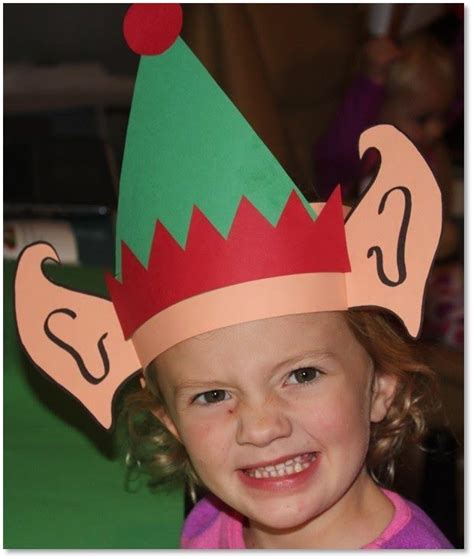 Elf Ears And Hat Polar Express Day Preschool Christmas Christmas