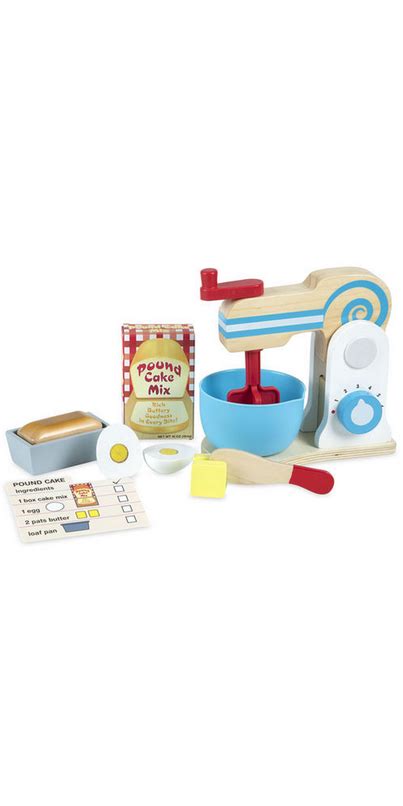 Buy Melissa And Doug Wooden Make A Cake Mixer Set At Wellca Free