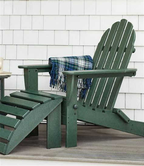The faux wood is pretty cool, color isn't just on the outer layer, its through. All-Weather Adirondack Chair