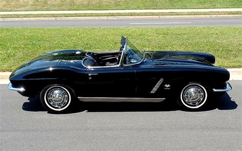 Black 1962 First Generation Chevrolet Corvette C1