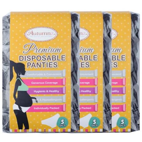 Autumnz Premium Disposable Panty 3 Packs 5pcs Pack Best Buy Assorted White
