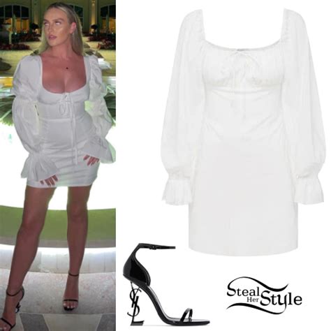 Perrie Edwards Jumpsuit Heeled Sandals Steal Her Style