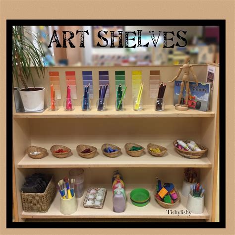 Art Shelves In Our Fs2 Classroom Kita Räume Kreativ Klassenzimmer