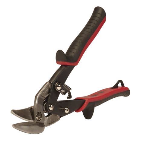 Malco Offset Aviation Snips Left Red Mid Michigan Metal Sales