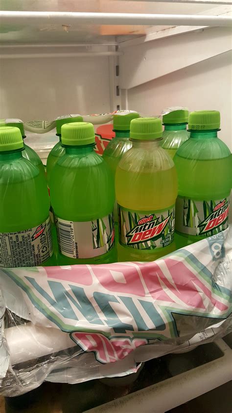 Mountain Dew Pack Has One Clear Bottle Rmildlyinteresting