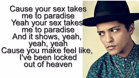 Youtube Locked Out Of Heaven Popular Music Videos Bruno Mars Lyrics