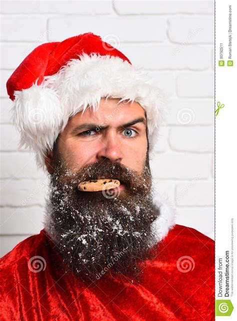 Hipster Santa Claus Stock Afbeelding Image Of Stijlvol 80752511