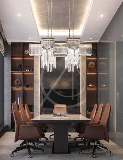 Modern Luxury Ceo Office Interior Design Moderne Bureau à Domicile