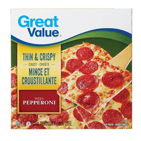 Great Value Thin And Crispy Pepperoni Pizza Walmart Canada