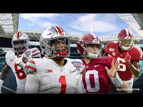 OHIO STATE VS ALABAMA CFP NATIONAL CHAMPIONSHIP GAME PREVIEW AND