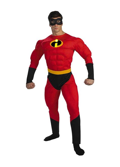 Spandex Mr Incredible Superhero Costume Halloween Cosplay The