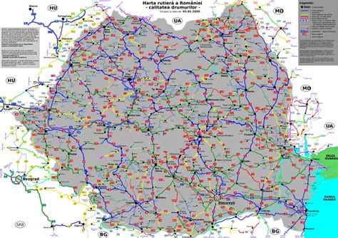 Harta Drumurilor Nationale Din Romania Pentru Anul 2022 Hot Sex Picture