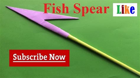 How To Make A Paper Fish Spear Origami Easy And Beautiful Paper Fish