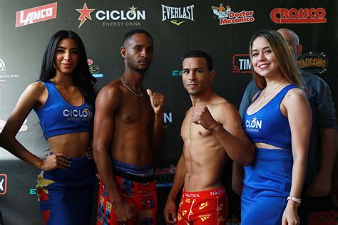 Resultados Pesaje Oficial Boxeo Al Maximo Internacional Desde La RepÚblica Dominicana