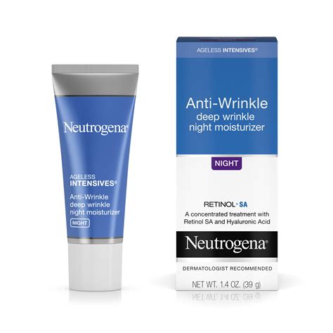 Neutrogena Ageless Intensives Night Cream With Retinol Anti Wrinkle 1 4 Oz