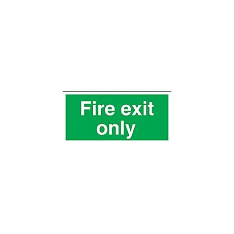 Signs British Standard Fire Exit Signs