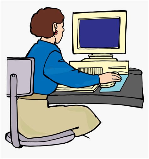 Computer Caricature Png Person Holding Ipad Ipad