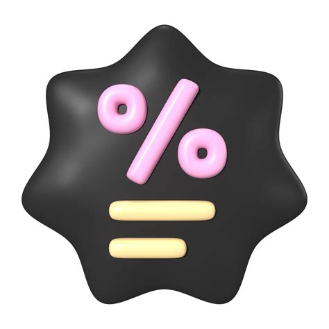 Discount Star 3d Illustration Icon 24679903 Png