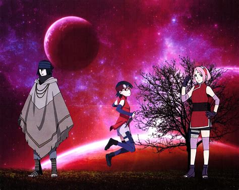 Maybe you would like to learn more about one of these? Sasuke Sakura Sarada Wallpaper by weissdrum on DeviantArt