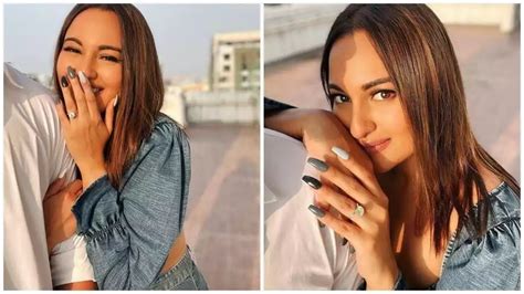 Sonakshi Sinha Flaunts Diamond Ring As She Poses With A Mystery Man The Live Ahmedabad