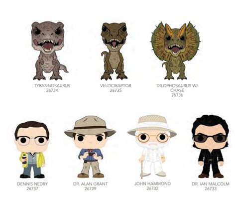 This wave of figures is modeled on the original jurassic park film and includes both dinosaurs and human characters, as well as one vehicle. First Look at Jurassic Park FUNKO POP Concept Art Revealed ...