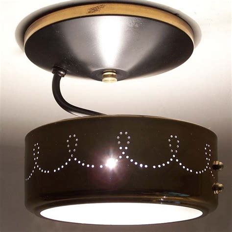 527 Vintage 50s 60s Ceiling Light Lamp Fixture Midcentury Retro Globe