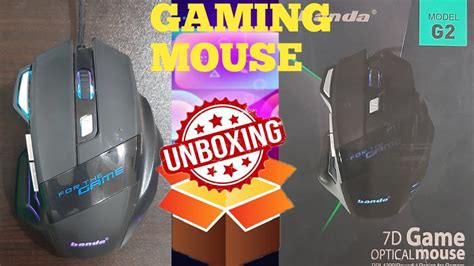 Banda Gaming Mouseg2 Model7d Optical Mouse Youtube