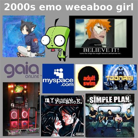 2000s Emo Weeb Girl Starterpack Ifunny
