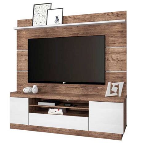 Los muebles de televisión pueden completarse con estanterías, vitrinas y baldas para completar el frontal. Mueble para Tv hasta 65" con Luz LED Texas-Lib Madera ...
