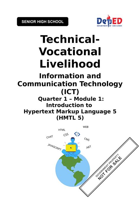 Module 1 Introduction To Html Technical Vocational Livelihood