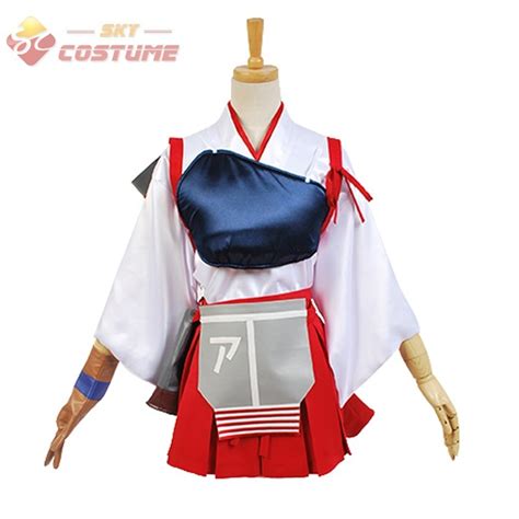 Kantai Collection Kancolle Cosplay Akagi Uniform Skirt Halloween