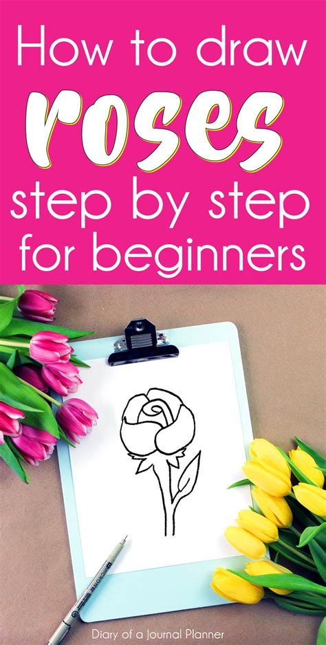 To begin the simple rose drawing, first doodle a teardrop egg, which is slightly angled to the right. Rose Drawing: How to draw a rose step by step for beginners
