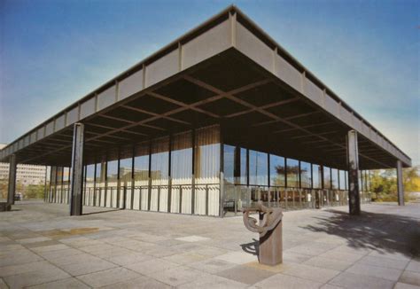Ludwig Mies Van Der Rohe Neue Nationalgalerie Berlin Allemagne 1962