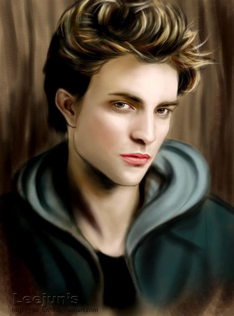 Robert Pattinson Edward Cullen Portrait Twilight Painting