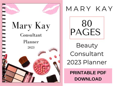 80 Pages Mary Kay 2023 PDF Printable Business Planner - Etsy