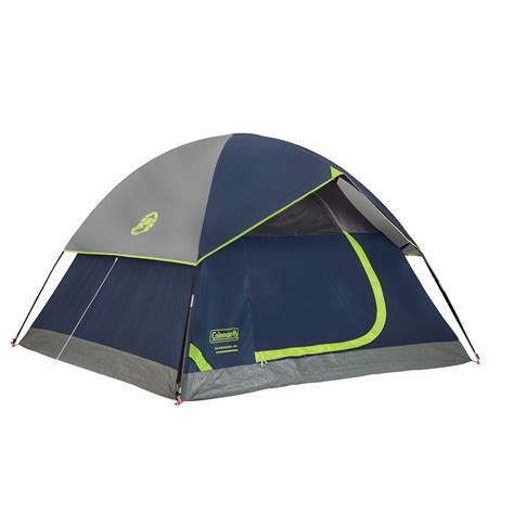 Coleman Sundome 4 Person Tent Navy Dome Camping Waterproof All Weather