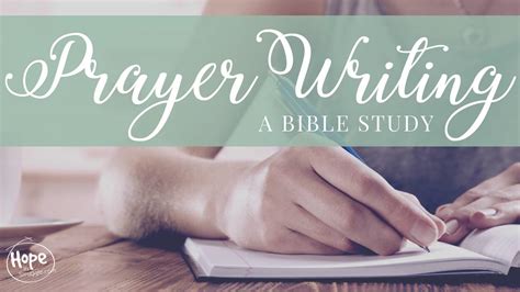 Prayer Writing Bible Study Ebook